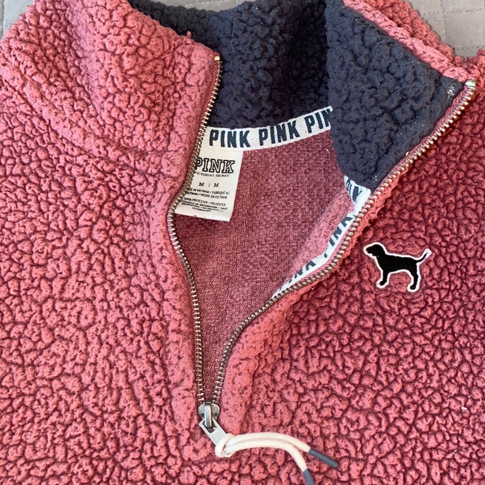 PINK Sherpa sweater